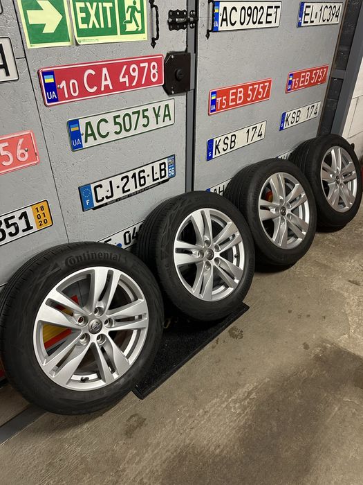 Титани 5:105  Opel Astra J K  Mokka з резиною Continental 205 55 r16
