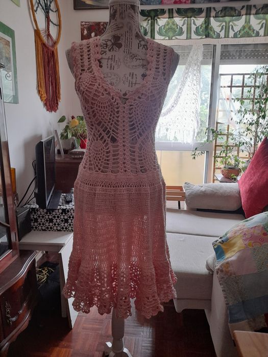 Vestido de noiva romântico boho chic