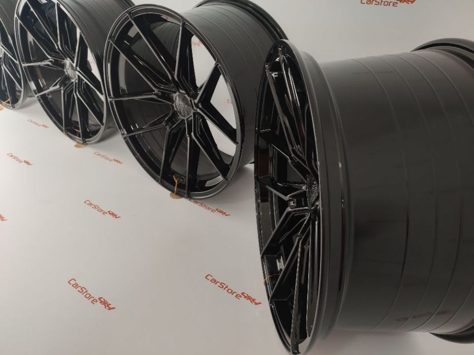 Jantes Haxer HX036 19 x 8.5 ET33 + 9.5 et 40 5x120 72.6 Preto Brilhant
