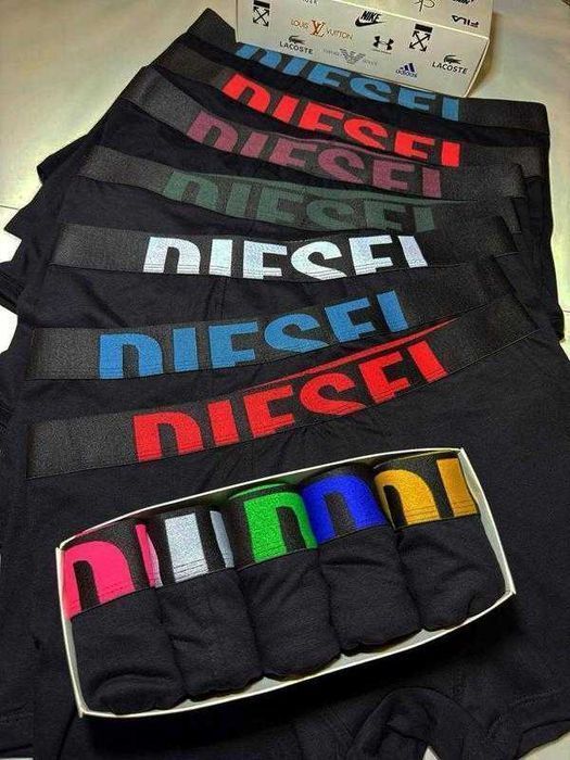 Чоловічі чорні труси Diesel. Мужские черные боксеры Дизель