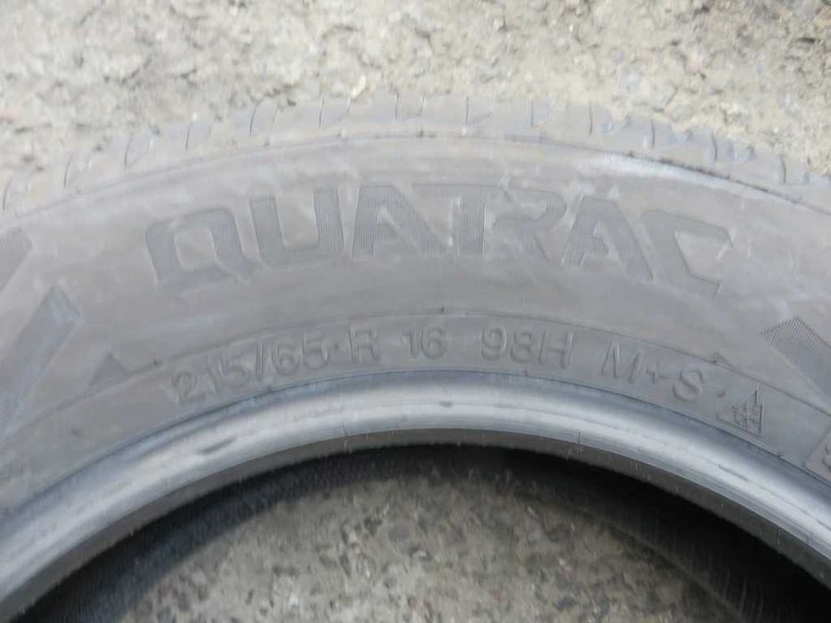 215/65 R16 96H Vredestein Quatrac M+S 2штуки 2022рік шини б/у