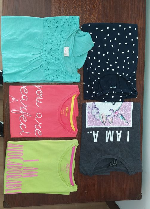 Lotes 5 t-shirts 11/12anos portes incluídos