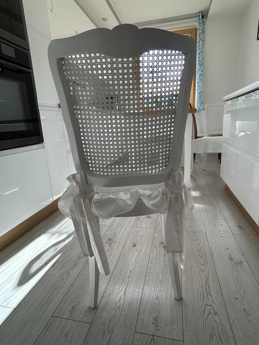 Antyczne Krzesła Vintage Styl Shabby Chic Retro Klasyczne Ludwikowskie