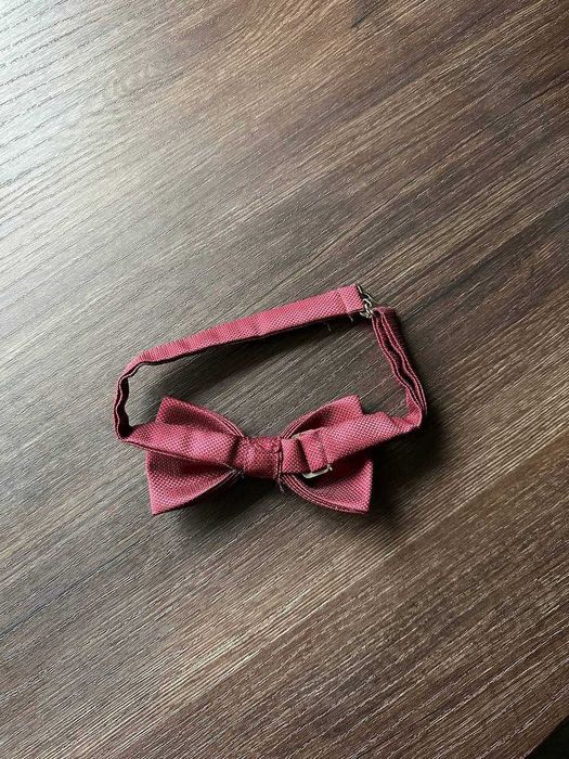 Бордовий чоловічий метелик бабочка на шию