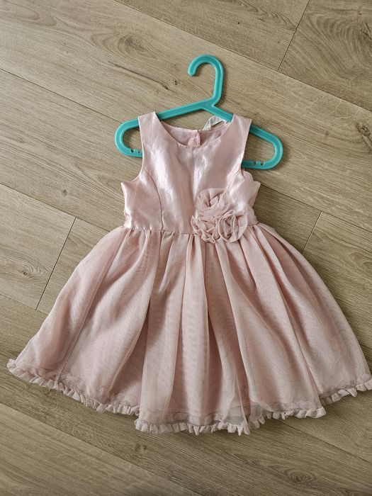 Sukienka dla dziewczynki H&m na wesele na uroczystości elegancka sukienka rozm. 116