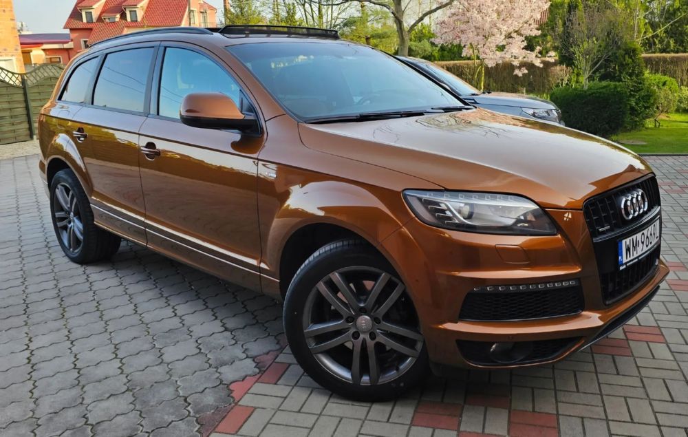 Audi Q7 S-line, 7 miejsc, panorama, penumatyka, bogata wersja