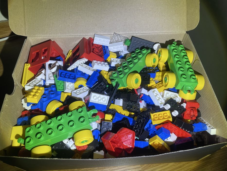 Mix klocków legopodobnych i Duplo 2 kg