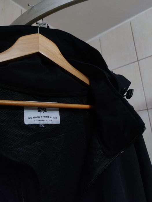 bluza kurtka męska Vertical equip XXL series softshell czarna ciemna s