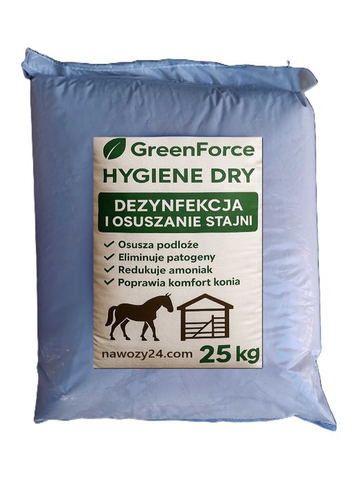 Hygiene DRY 25 kg – Preparat do osuszania kurnika, obory, stajni słoma