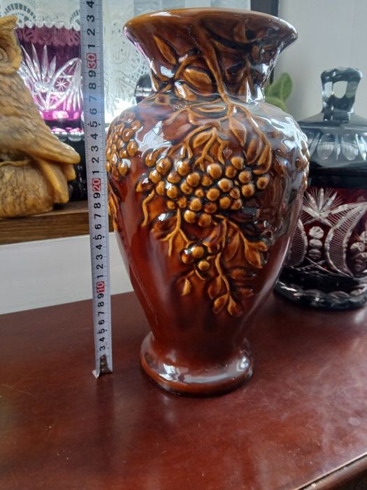 PRL duży ceramiczny wazon