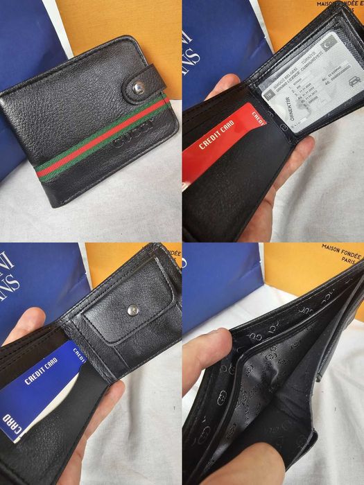 Portfel męski Gucci logowany Italy premium kolory