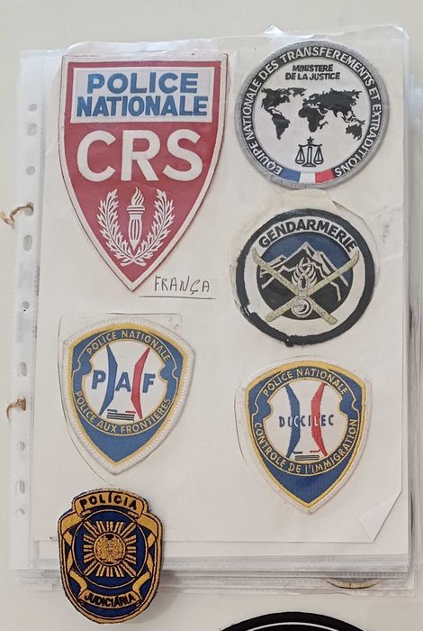 Colecção patches de polícia