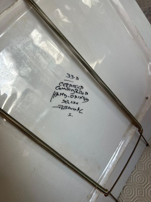 Travessa Real Cerâmica - pintada à mão