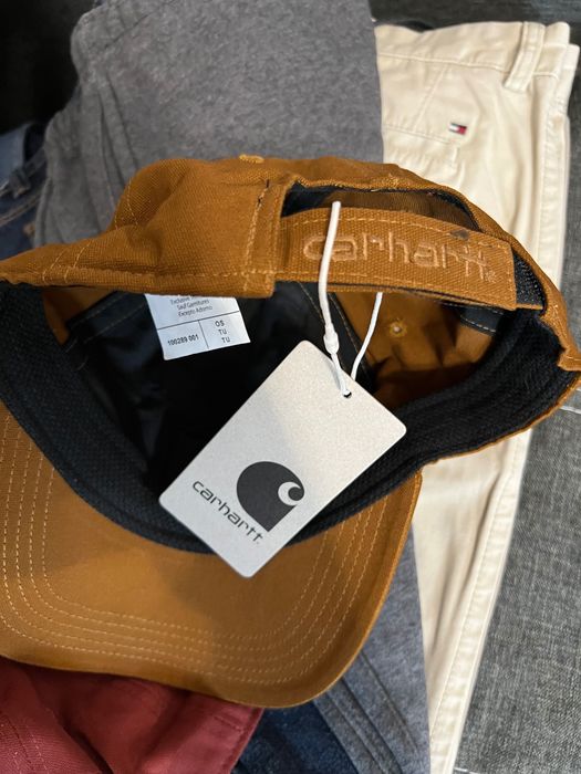 Carhartt бейсболка канвас коричнева OS, нашивка, регульована