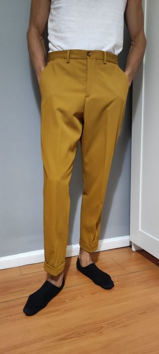 Calça curta Amarelo Torrado Zara (usado uma vez)