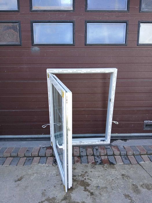 Nowe okno trzyszybowe z szprosami SCHÜCO 110x132 pcv DOWÓZ CAŁY KRAJ