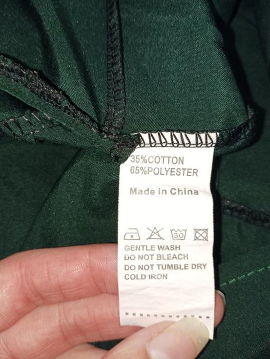 Сукня максі темно зелена