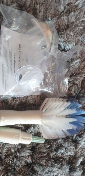 Chupetas novas oferta escova lava bibebron