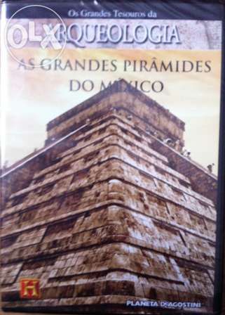 Lote de 18 Documentários Grandes Tesouros da arquelogia dvd