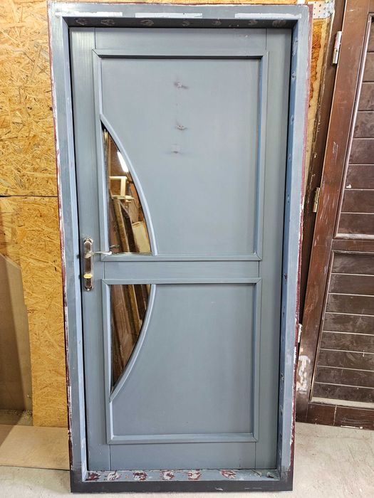 DRZWI Zewnętrzne Dębowe Drewniane Dąb Wejściowe 100x204cm