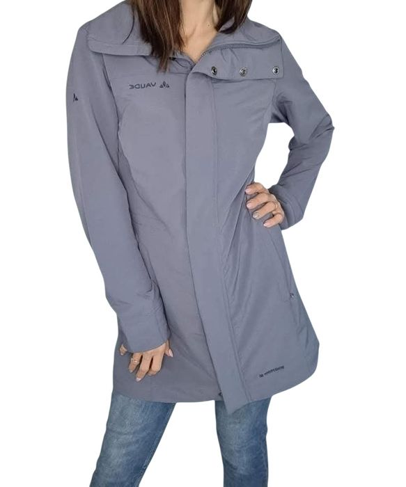 Cienki dlugi płaszczyk vaude Rozmiar s 36