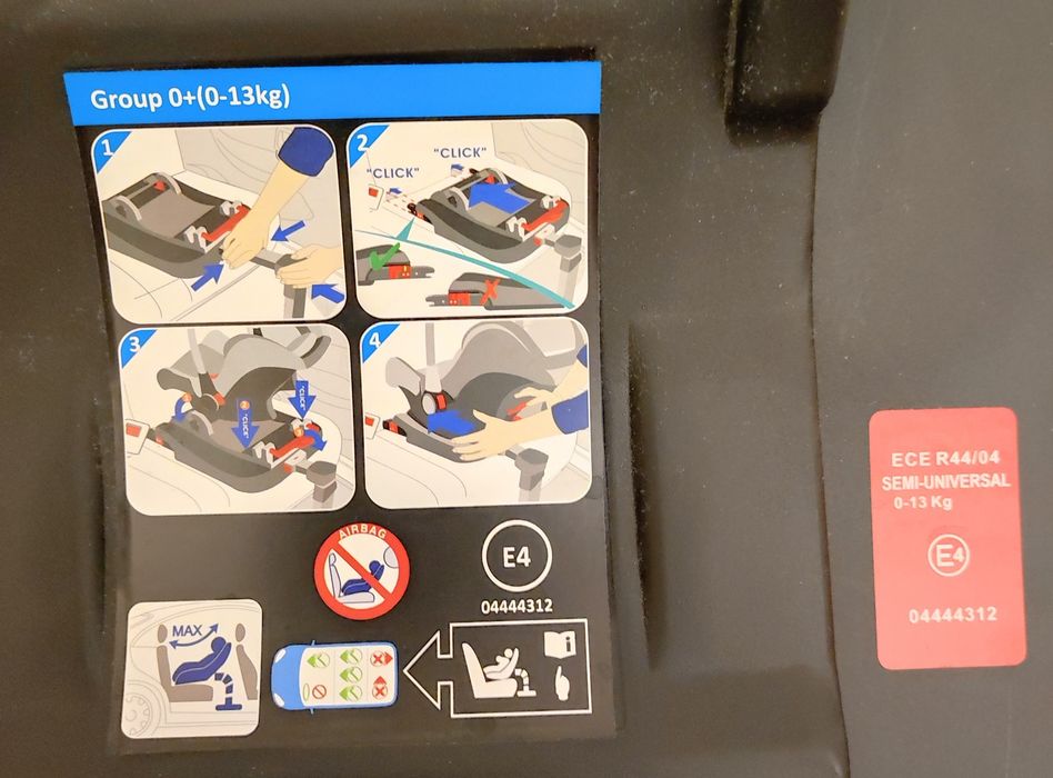 Baza isofix do mocowania fotelika