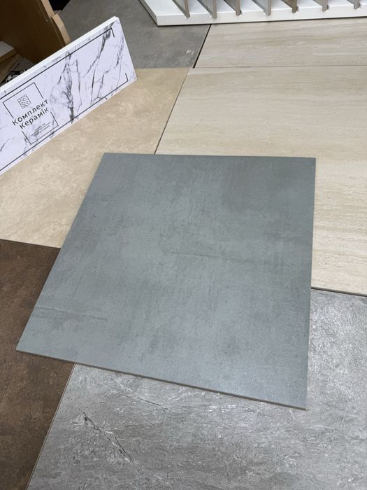 ПЛИТКА керамограніт47*47,для гаража,технічних приміщень,сіра під бетон