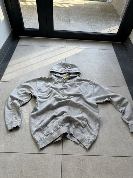 Bluza hoodie z kapturem szara windsort resort bawełna