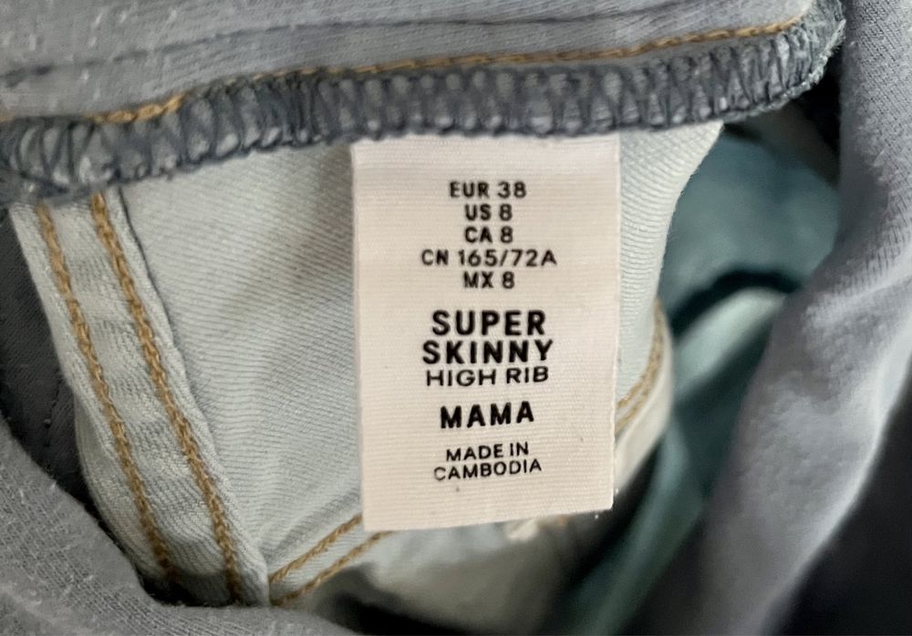 Spodnie ciążowe H&M 38