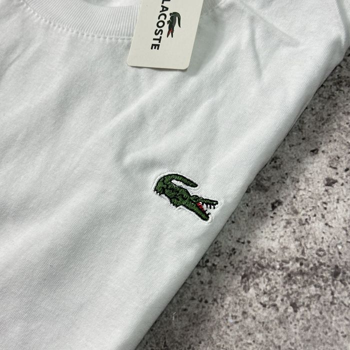 Футболка Lacoste вишивка S,M,L,XL
