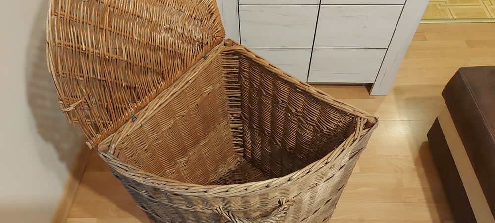 Kosz wiklinowy duży 49cm x 60cm