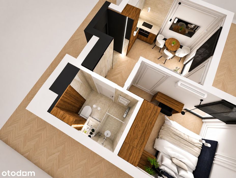 Gotowe| Nowe | 2 pokoje 32 m²| Ostatnie piętro| Balkon| Przy Parku