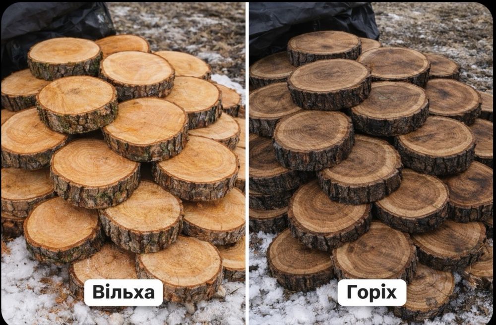 Дерево  напили Вільха  Береза Бук Смерека дошка дуб черешея Вишня