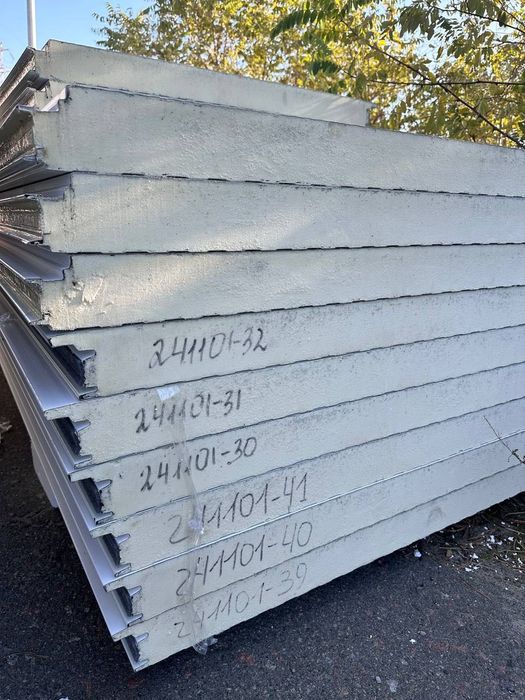 Сендвіч-Панелі стінові | 80мм PIR | 2 сорт