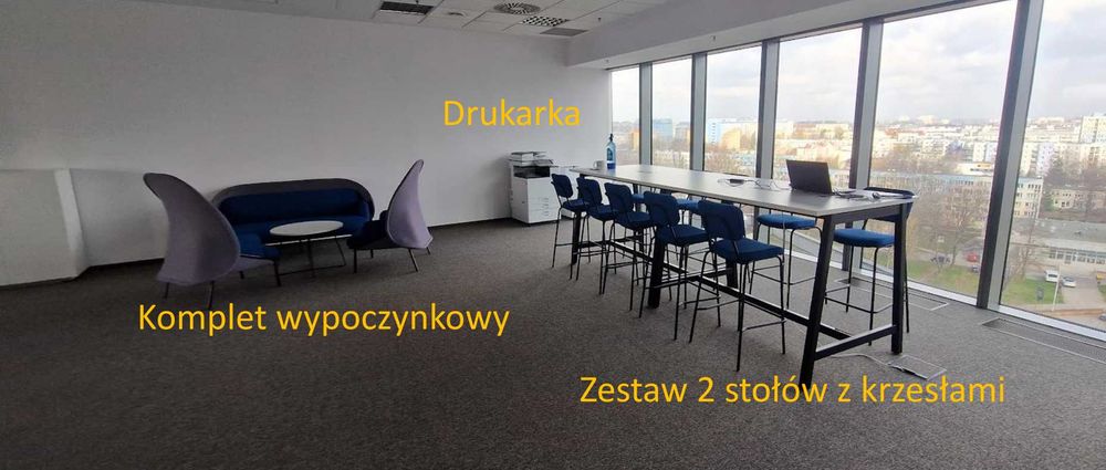 Meble biurowe: biurka, krzesła, stoły, szafy, wypoczynek