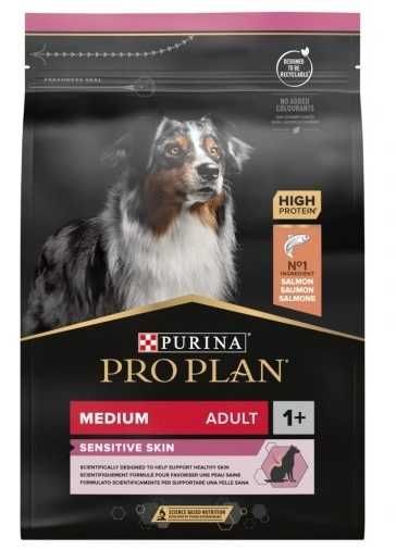 Sucha karma dla psa PURINA PRO PLAN Adult Medium Sensitive Skin 3kg