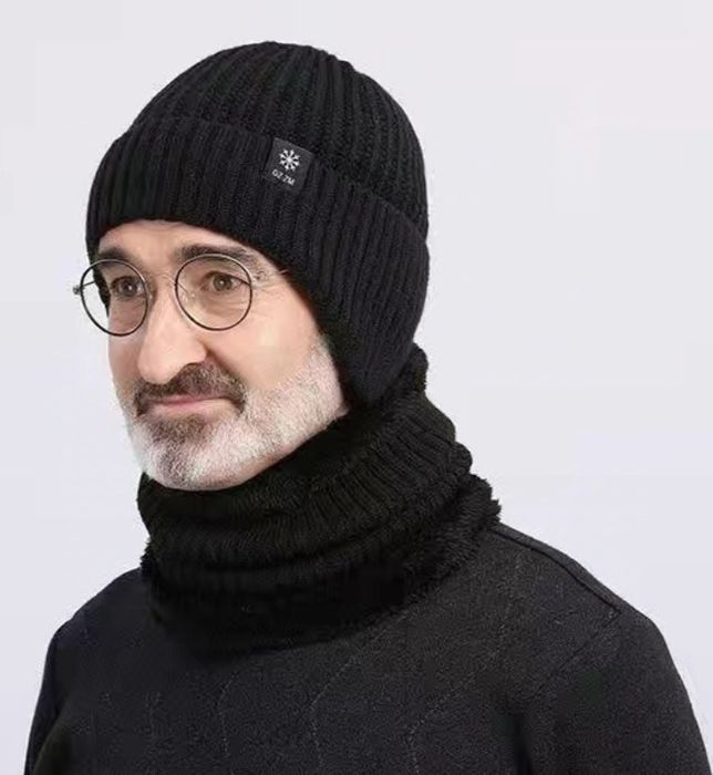 Тепла зимова шапка | Утеплена | Універсальний розмір | Чоловіча / Жіно