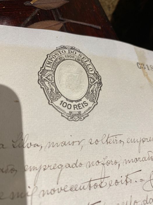 Manuscritos Escrituras Selos Monarquia Condessa Originais