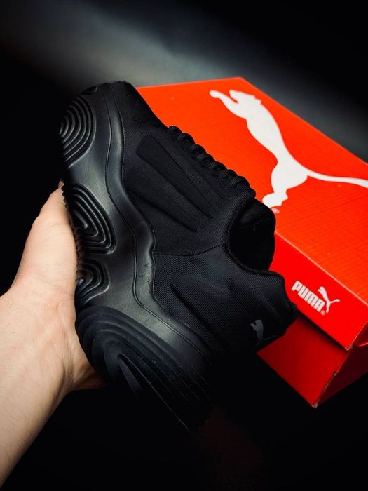 Черные женские красовки puma/ хит весны 2026/женские кожаные puma пума