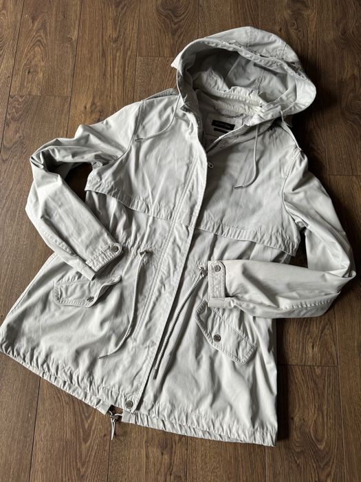Massimo Dutti kurtka parka szara rozmiar L jesień/wiosna