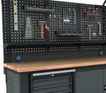 Bancada Industrial trabalho c/ Painel e iluminação LED Comp. 3.560mm