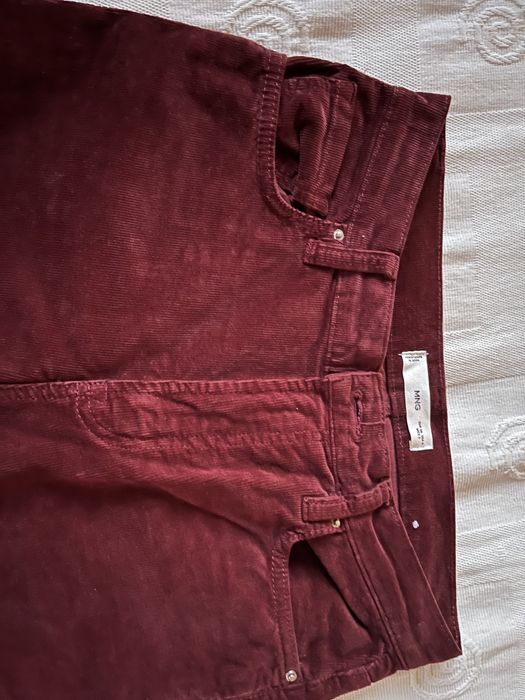 Jak nowe spodnie damskie sztruksowe Mango, r.38
