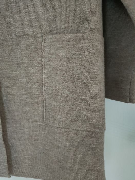 Płaszcz trencz z dzianiny Zara 128 Nowy