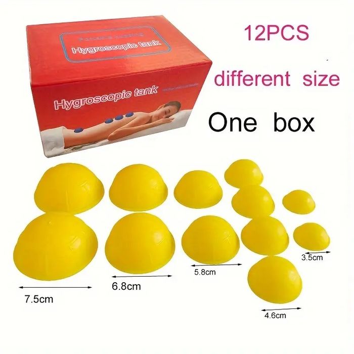 Ventosas de Silicone para alívio de tensão e libertação miofascial .