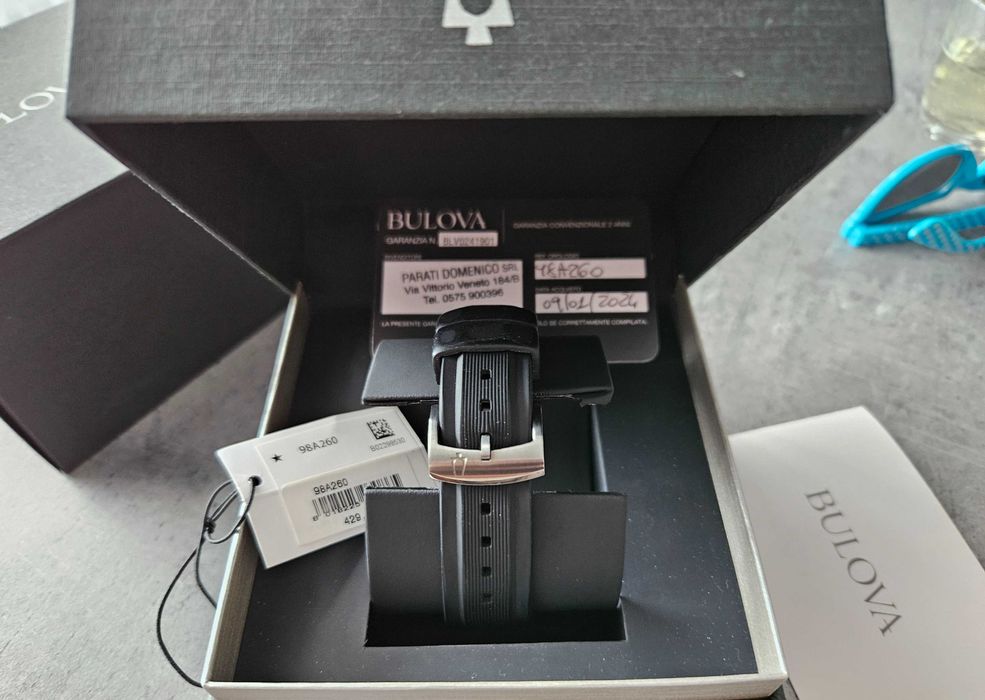 Zegarek męski Bulova 98A260 Maquina automat set
