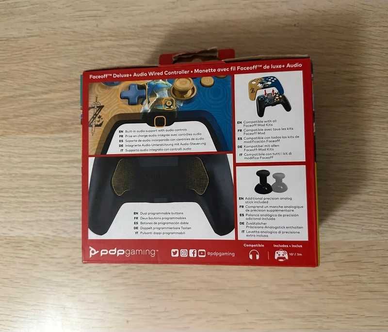 Comando Com Fio Nintendo Switch The Legend Of Zelda Breath Of The Wild