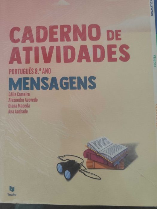 Vendo cadernos de actividade escolares do 7 ao 9 ano.