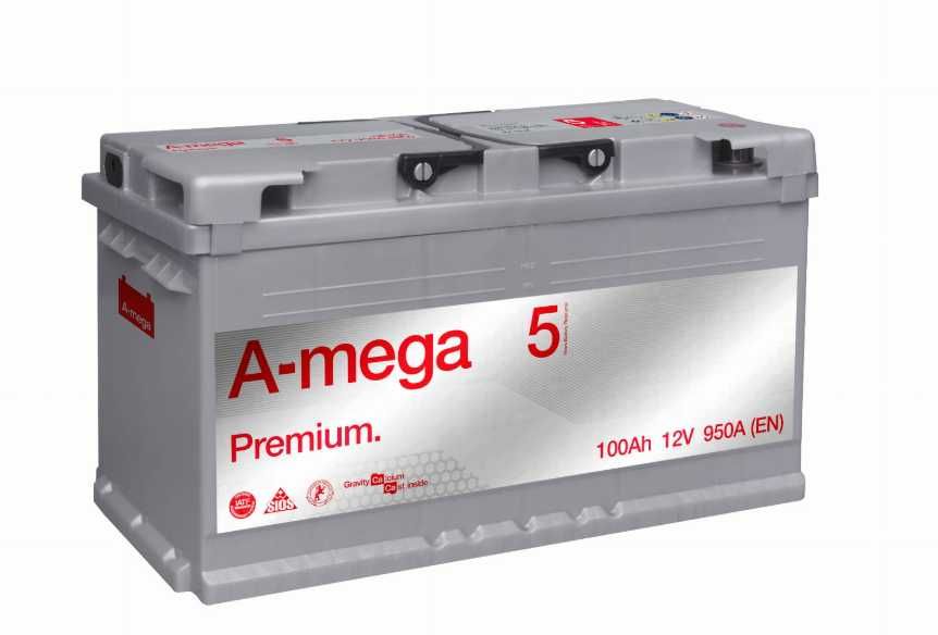 NOWY! Akumulator Rozruchowy AMEGA 5 - 12V - 100Ah - 910A - P+