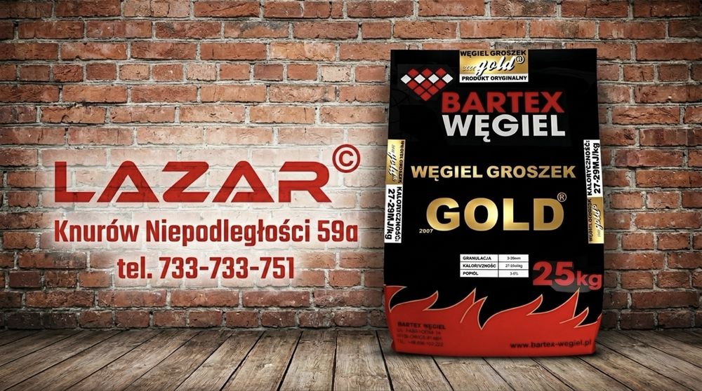 Groszek Bartex GOLD Najwyższa Jakość! CENA! Transport Węgiel