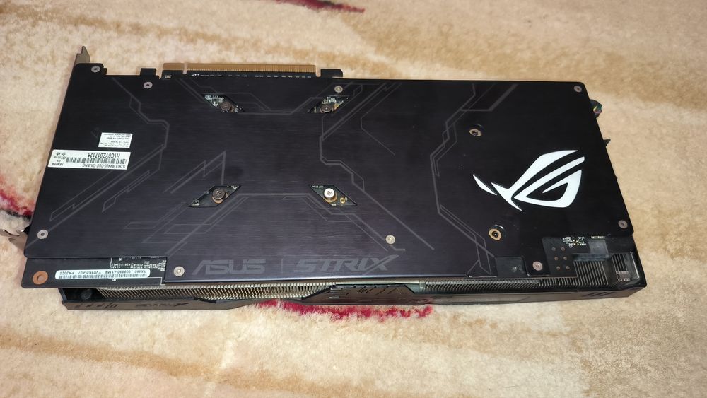 Срочно RX 480 8GB Asus Strix rog gaming ігрова відеокарта